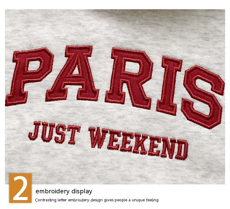 Fleece-lined Autumn And Winter Children's Clothing Thick Hooded Winter Clothes Sweatershirt