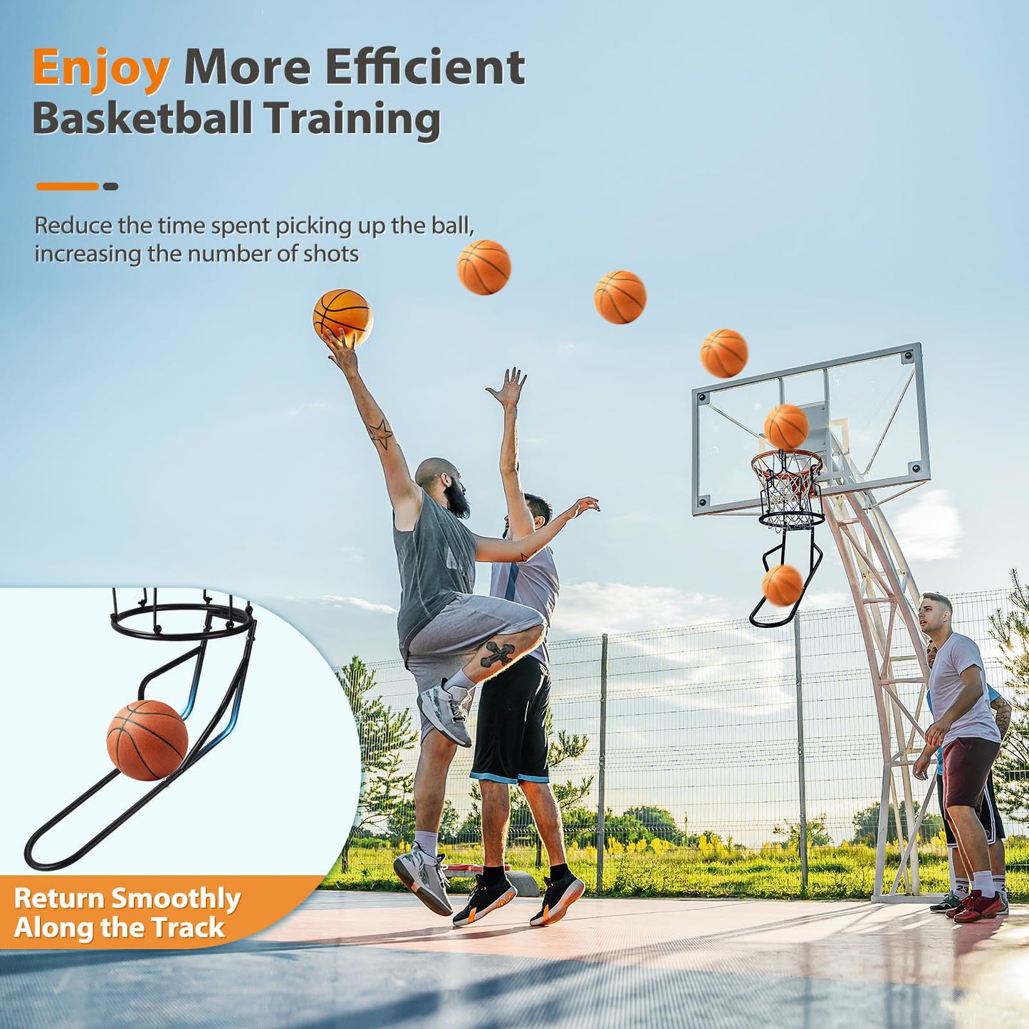 Basketball Rebound Device Accessories Heavy Duty