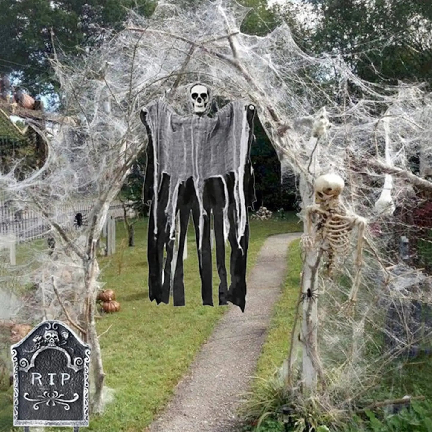 200 Sqft Spider Webs Halloween Decorations