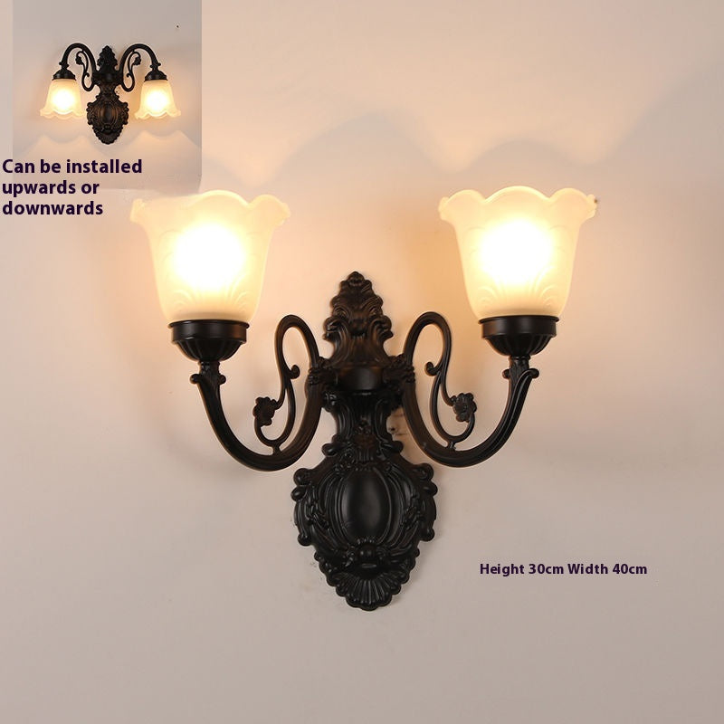 American Wall Lamp European-style About Bedroom Bedside Lamp Aisle Corridor