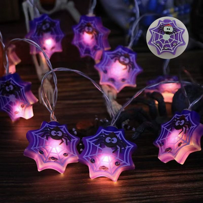 Spooky Halloween LED String Lights – Must-Have Pumpkin & Ghost Decor for 2025 Halloween 🎃✨
