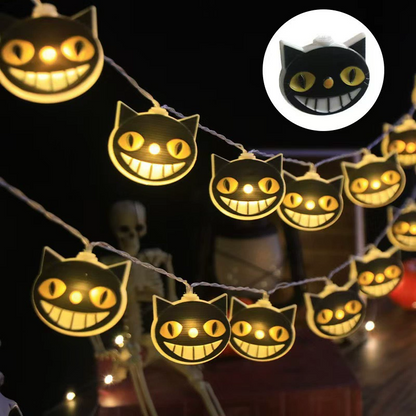 Spooky Halloween LED String Lights – Must-Have Pumpkin & Ghost Decor for 2025 Halloween 🎃✨