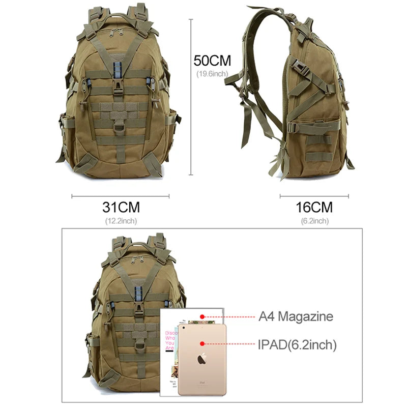 Adventure Ready: 30 - 40L Waterproof Backpack