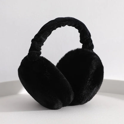 Unisex Soft Plush Winter Ear Warmers - Fashionable Cold-Protection Earmuffs
