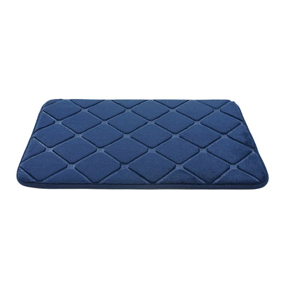 Non-slip Absorbent Pebble Mat With Memory Foam for Home | Washable Rug | Carpet Decor