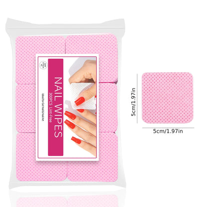 Nail Polish Remover Wipes Nail Cleaning Pads, Non Woven Nail Pads For Women Girl Beauty Salon
