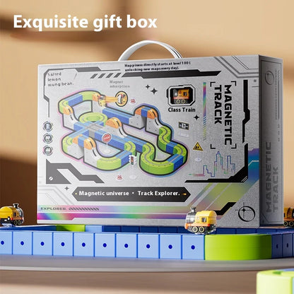 MagniTrack™ – Creative Magnetic Rail Car Adventure Set 🚄✨