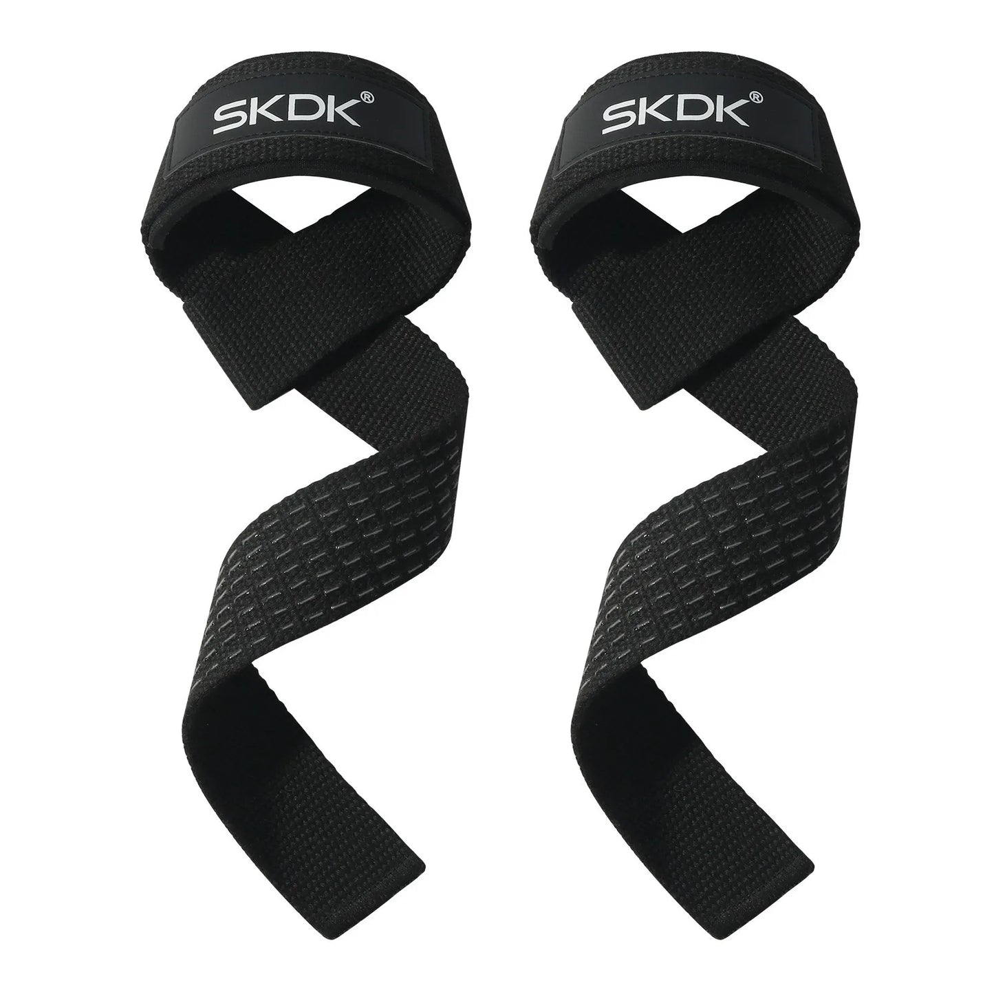 2Pcs Weightlifting Wrist Straps Strength Training Adjustable Non-slip Gym Booster Bands Fitness Lifting Support Sports Grip Band
