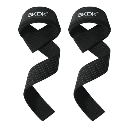 2Pcs Weightlifting Wrist Straps Strength Training Adjustable Non-slip Gym Booster Bands Fitness Lifting Support Sports Grip Band