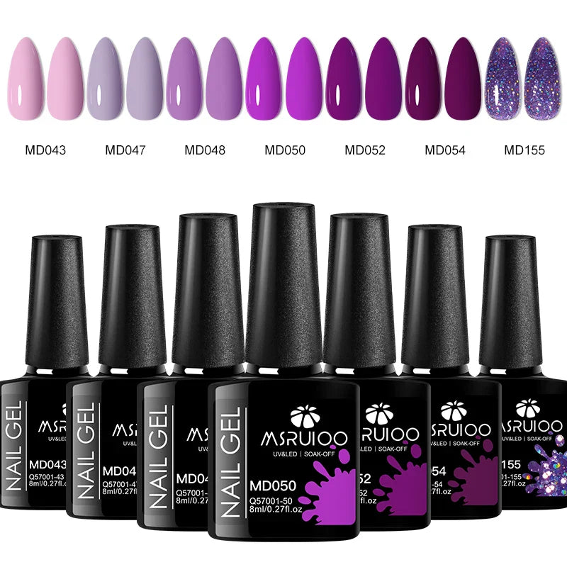 7pc Nail Gel Polish Set