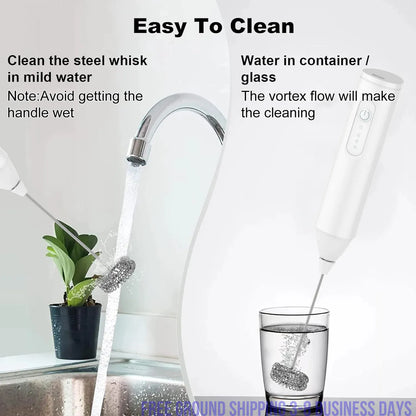 FrothMaster Min USB Rechargeable Coffee Whisker 3 Speeds Foam Maker Coffee Ships from USA