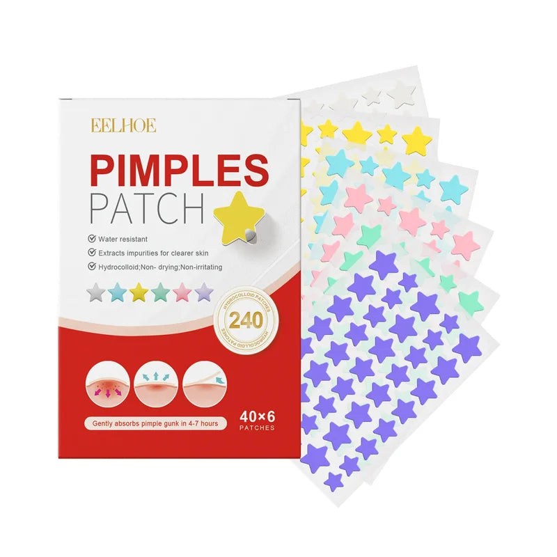 StarPatch – 240pcs Acne Stickers Heart, Star & More | Cover & Heal