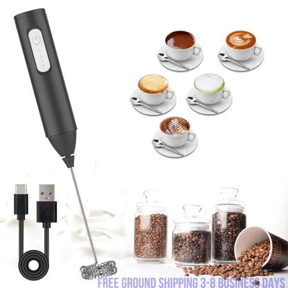 FrothMaster Min USB Rechargeable Coffee Whisker 3 Speeds Foam Maker Coffee Ships from USA