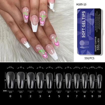 Clear Gel/Non-Gel Tip Nails