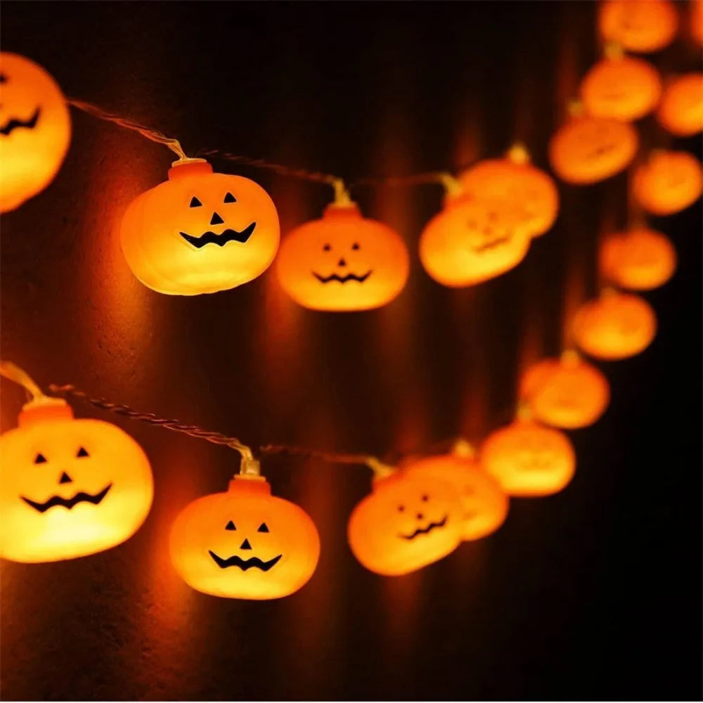 20 LED Runleo Halloween Decorations Pumpkin String Lights