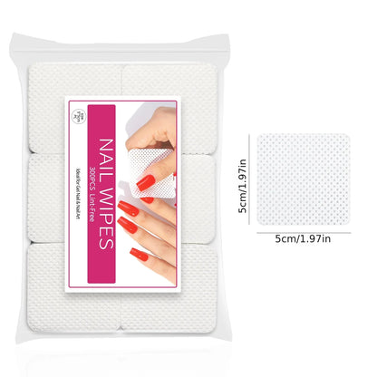 Nail Polish Remover Wipes Nail Cleaning Pads, Non Woven Nail Pads For Women Girl Beauty Salon
