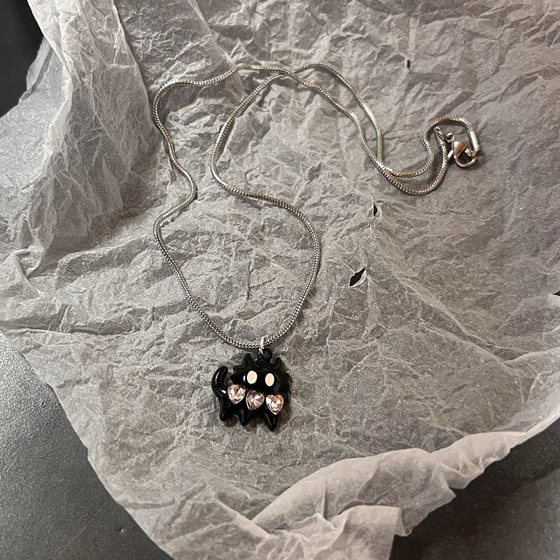 Unisex Star Pendant Leather Rope Necklace