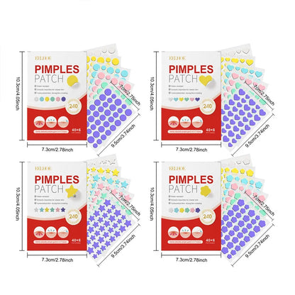 StarPatch – 240pcs Acne Stickers Heart, Star & More | Cover & Heal