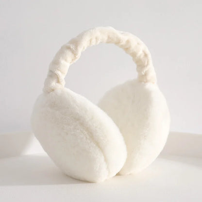 Unisex Soft Plush Winter Ear Warmers - Fashionable Cold-Protection Earmuffs