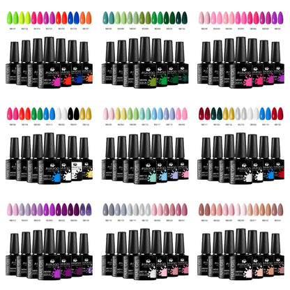 7pc Nail Gel Polish Set