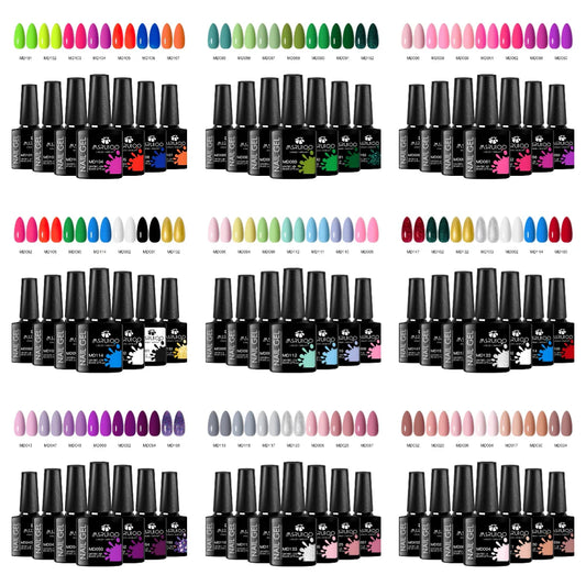 7pc Nail Gel Polish Set