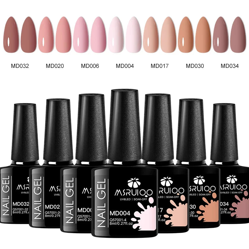 7pc Nail Gel Polish Set