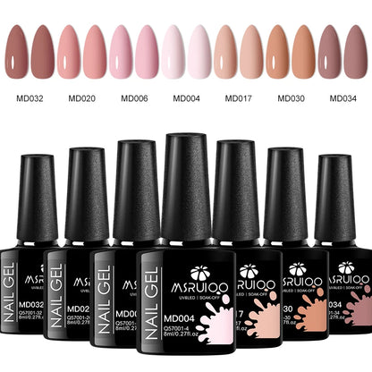 7pc Nail Gel Polish Set