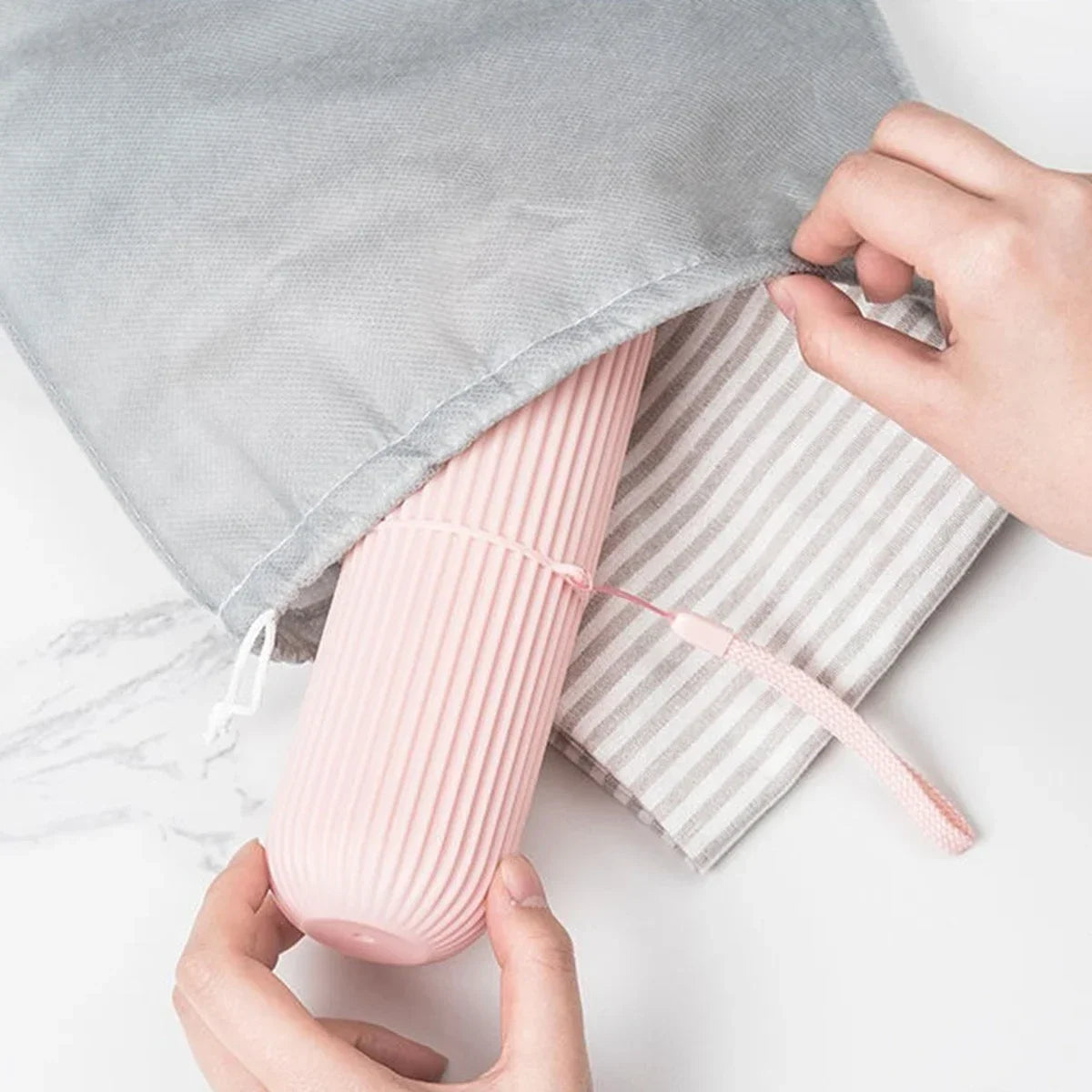 Portable Travel Toothpaste Toothbrush Protector Case