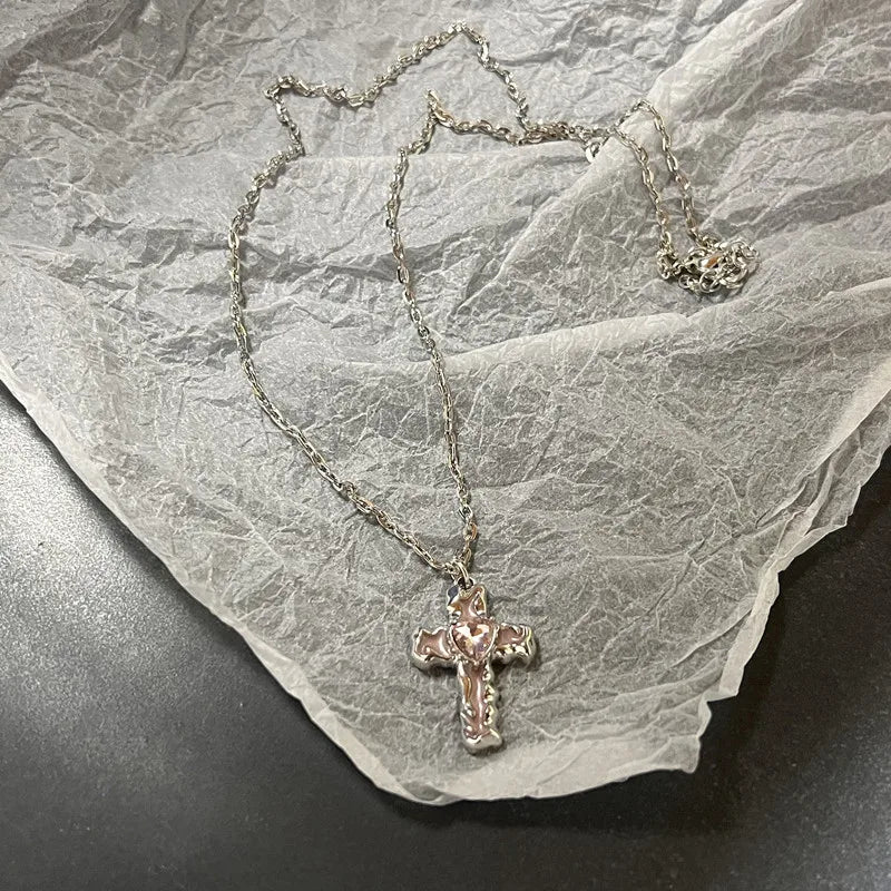 Unisex Star Pendant Leather Rope Necklace