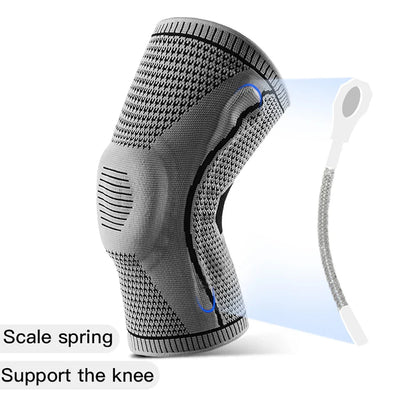 1 PC Knee Pads Strap Patella Medial Support Meniscus Silicone Knee