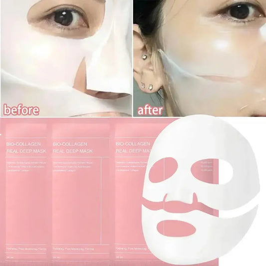 Bio Collagen Moisturizing Wrapped Face Mask – Deep Hydration and Skin Replenishment Treatment, 34ml