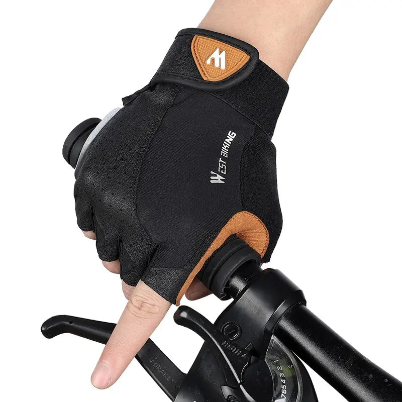 WEST VÉLO Sport Cyclisme Gants Demi Doigt Hommes Femmes VTT Vélo Gants de Course Fitness Gym Équitation Moto Vélo Gants