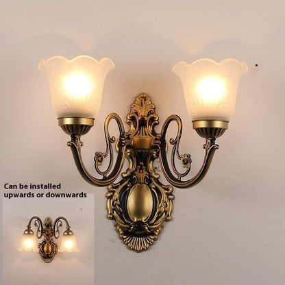 American Wall Lamp European-style About Bedroom Bedside Lamp Aisle Corridor
