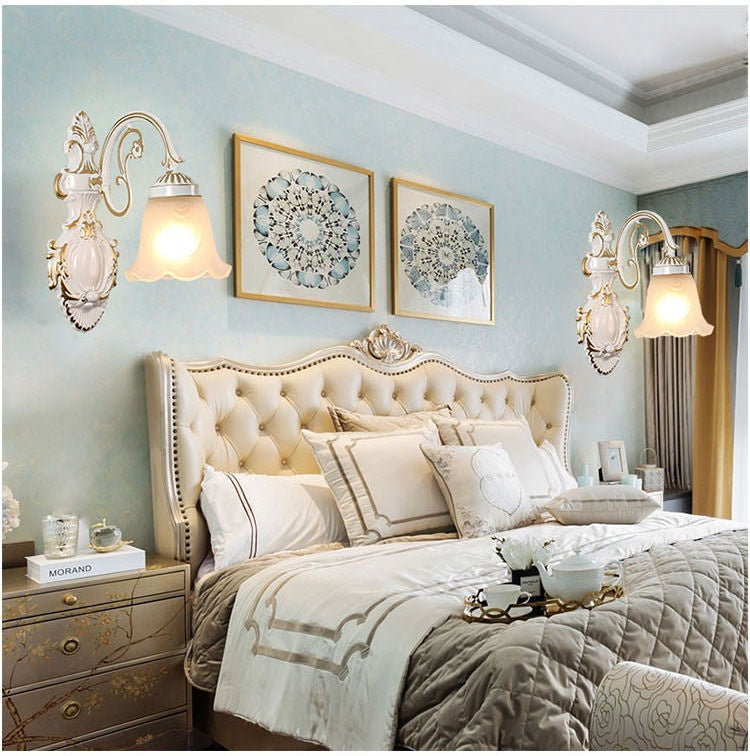 American Wall Lamp European-style About Bedroom Bedside Lamp Aisle Corridor